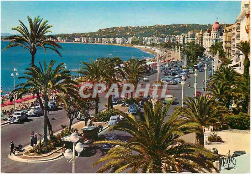 Modern Postcard The French Riviera Nice Promenade des Anglais