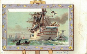 Artist Signed - Willy Stöwer Ship  04.61