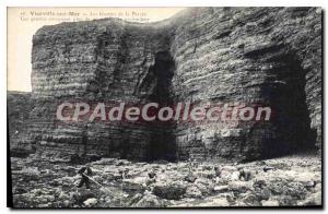 Postcard Old Vierville Caves of Percee