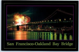 Fireworks Display, San Francisco-Oakland Bay Bridge - San Francisco, California