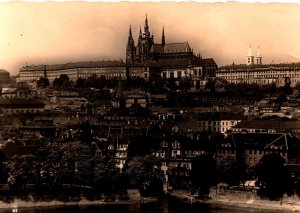 Czech Republic Praha Hradcany Prague Vintage RPPC BS20