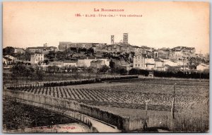 Le Roussillon  ELNE (Pyr-Or) Vue Generale France Village Panorama Postcard