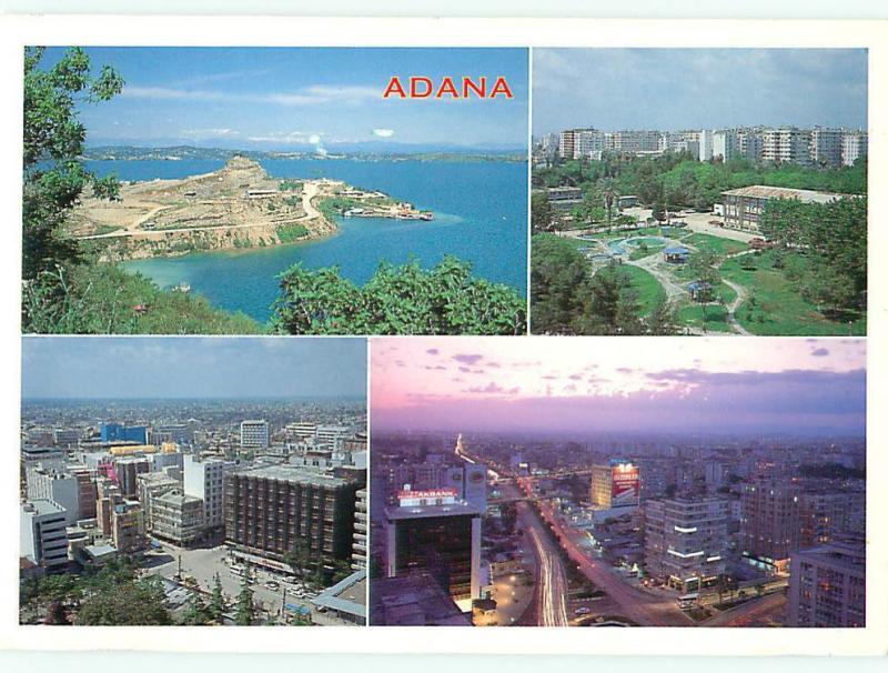 Adana Turkiye Turkey Kentten dort ayn gorunum Aerial View   Postcard  # 7695