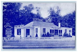 c1950's Cottage Shops Englewood Cliffs New Jersey NJ Unposted Vintage Postcard