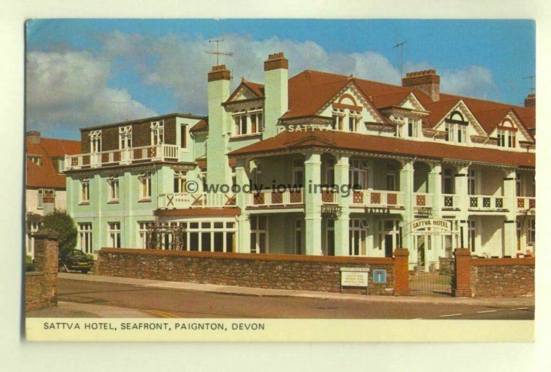 tp5825 - Devon - Sattva Hotel on the Seafront in Paignton - Postcard
