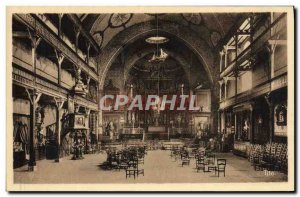 Old Postcard Saint Jean de Luz Interior of & # 39Eglise