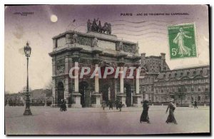 Old Postcard Paris Arc de Triomphe du Carrousel