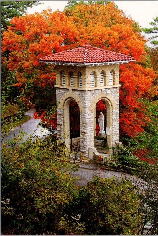 St. Elizabeth's Catholic Church Bell Tower Eureka Springs AR Postcard PC551