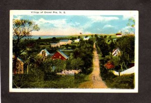 NS Village Grand Pre Nova Scotia Canada Carte Postale Houses