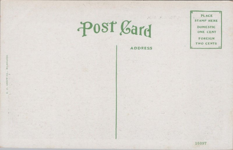 Monroe School Phoenix Arizona Vintage Postcard C217