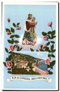 Old Postcard Our Lady of Lavasina Pray for us