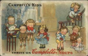 Campbell's Soups Kids Weiderseim #1 c1910 Postcard