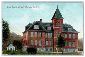 Mandan North Dakota ND Postcard State Reform School Building Scene 1908 Antique