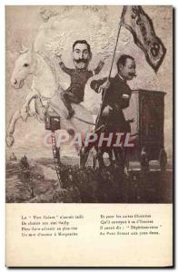Old Postcard Satirical Political Le Vert Galant Bailly Horse