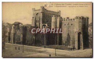 Old Postcard Castle of the Counts of Chatelet and Dungeon & # 39entree