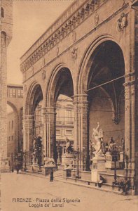 Italy Firenze Florence Piazza della Signoria Loggia de Lanzi