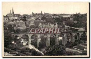 Luxembourg - Panorama - Old Postcard