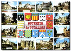 Modern Postcard Souvenir de Touraine