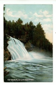 VT - Fairhaven. Carver's Falls in 1890  (crease)