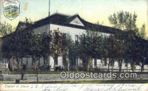 Pierre, South Dakota, SD State Capital USA 1907 close to grade 2, light wear,...