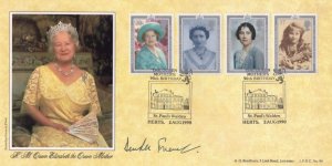 Revd Dendle French 1900 Baptism Of Queen Mother Hand Signed FDC