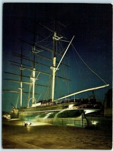 M-23381 The Cutty Sark Floodlit at night Greenwich Pier England