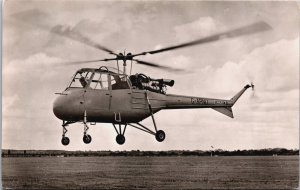 Saunders Roe P.531 G-APNU England Helicopter Vintage RPPC C072