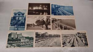 Group of 8 Anzio Italy Beach Scenes Boardwalk Antique Postcards J76032