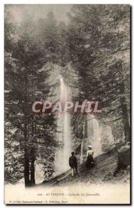 Auvergne - Cascade Queureilh - Old Postcard