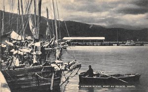 Harbour Scene Port-au-Prince Haiti Unused 