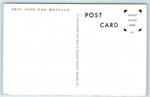 GREENSBORO, North Carolina NC ~ Roadside KING COTTON HOTEL  c1930s Postcard