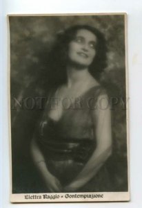 491485 ELETTRA RAGGIO Italian FILM ACTRESS Vintage postcard