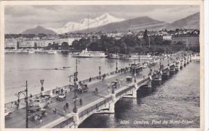 Switzerland Geneve Pont du Mont-Blanc 1936