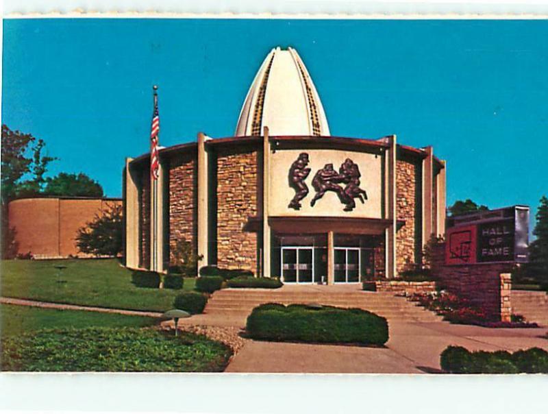 Vintage Postcard Pro Football Hall of Fame Canton Ohio  # 1451