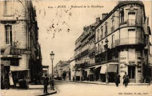 CPA AGEN - Boulevard de la Republique (638651)