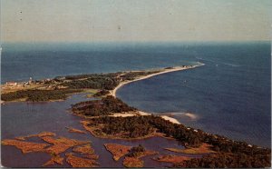 Vtg Potomoc River Chesapeake Bay Point Lookout Maryland MD Postcard