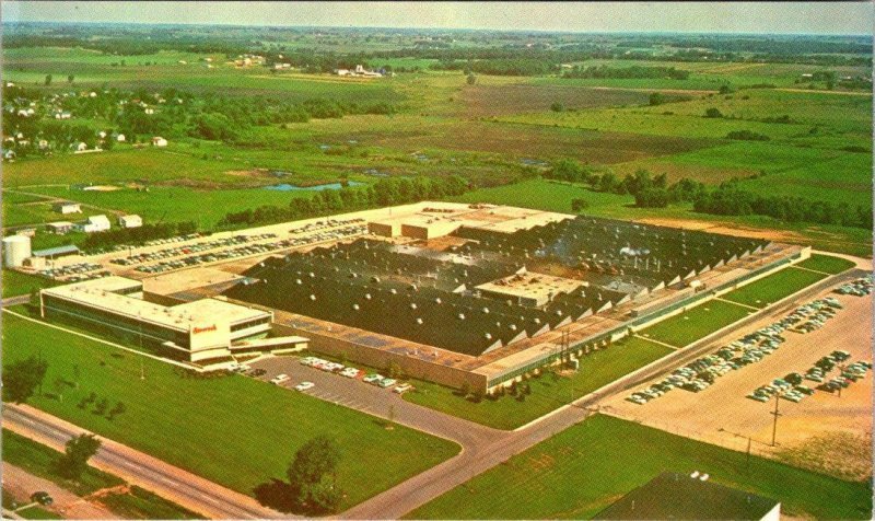 Rockford IL Illinois AMEROCK CORPORATION~Cabinet Hardware Plant/Factory Postcard