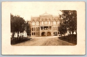 RPPC  North Dakota  State Capitol  Bismarck  Real Photo Postcard
