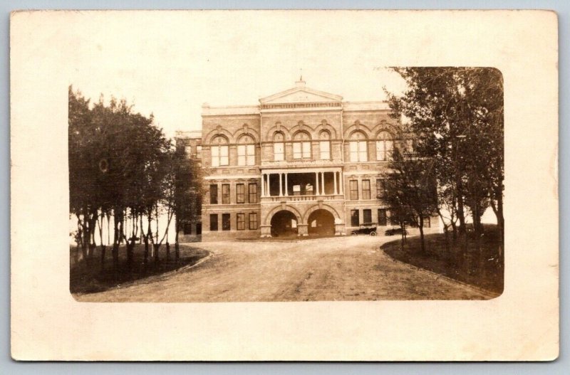 RPPC  North Dakota  State Capitol  Bismarck  Real Photo Postcard