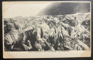 Mint Alaska USA Real Picture Postcard Davidson Glacier