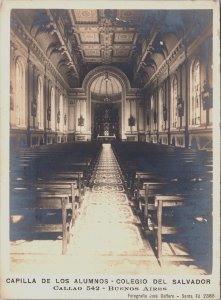 Argentina Buenos Aires Capilla De Los Alumnos, Colegio Del Salvador RPPC C138