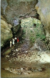 Historic Entrance to Mammoth Cave Kentucky Postcard