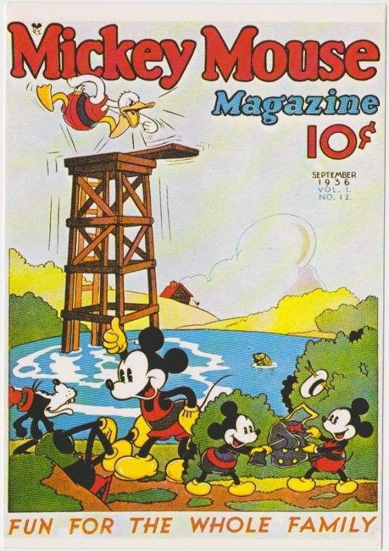 DISNEY MICKEY MOUSE MAGAZINE 1936 COVER