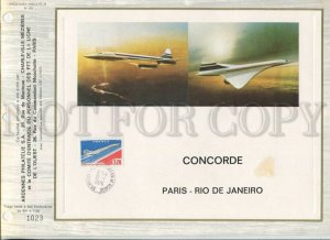 434423 Aviation aircraft Concorde Flight Paris Rio de Janeiro 1976 page