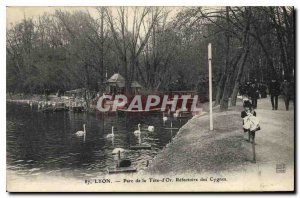 Postcard Old Lyon Park Tete d'Refectoire Swan