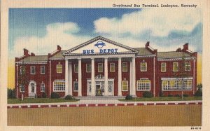 Postcard Greyhound Bus Terminal Lexington KY