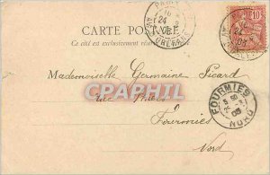 Postcard Old Paris Belfort Lion (card 1900)