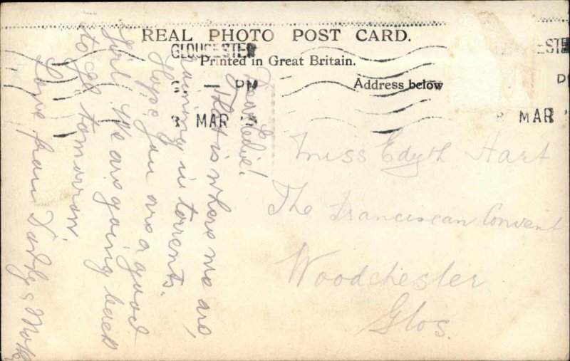 Ashford Kent Multi View c1915 Real Photo Postcard