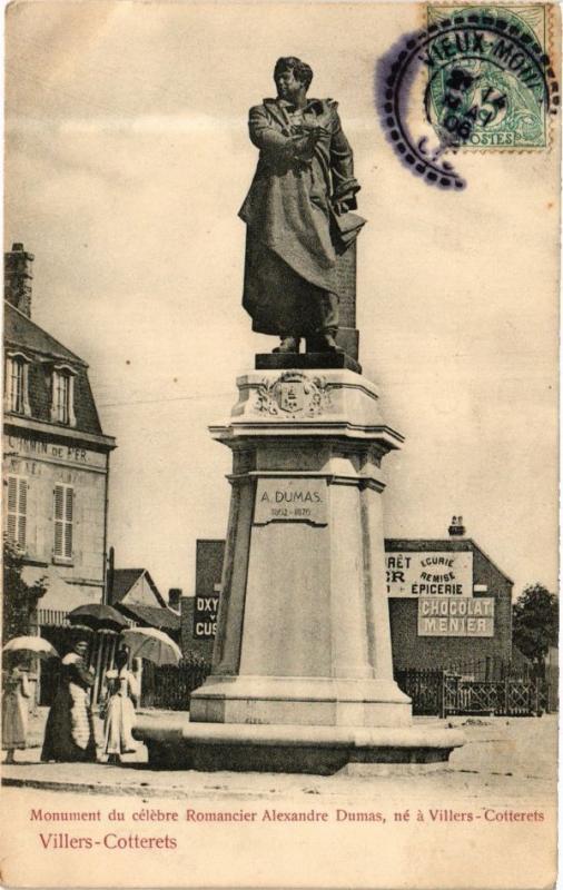CPA VILLERS-COTTERETS Monument du celebre Romancier Alexandre Dumas (280259)