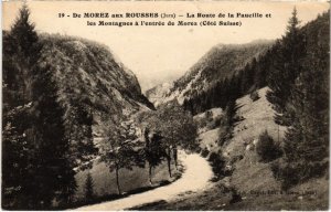 CPA La Route de la Faucille et les Montagnes a l'entree de Morez (1265766)